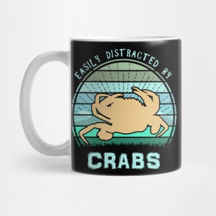 Easily Distracted By Crabs Mug